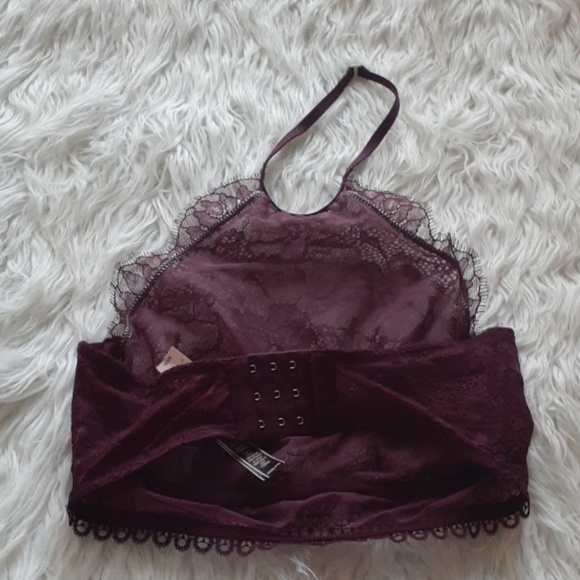 🔥2/30$ NWT VS Sexy Eyelash Lace High Neck Bra - Picture 6 of 7